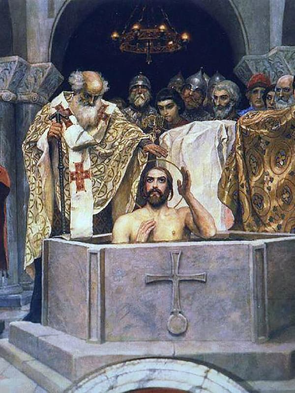 Крещение владимира святославича где. Богословы о крещении. Как выглядели люди в 988 году.