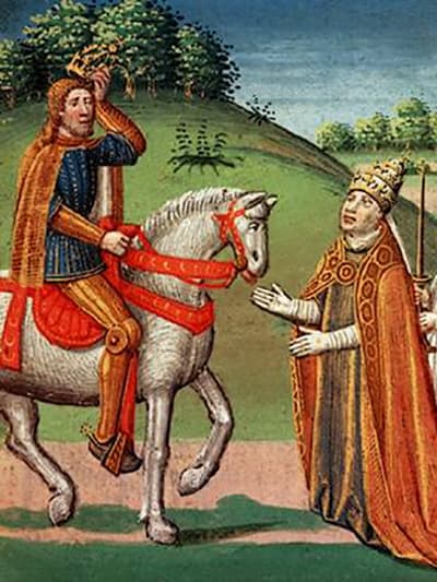Карл Великий и Папа Римский