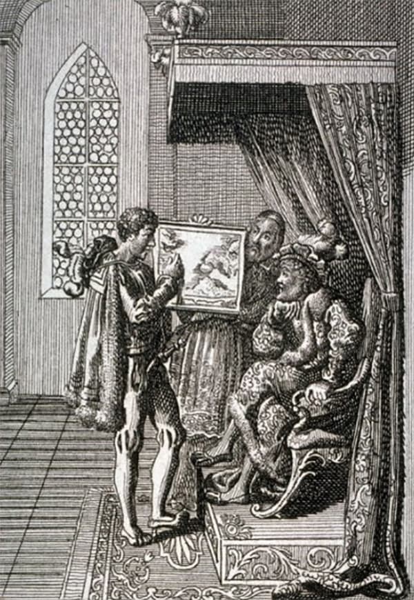 Христофор Колумб перед королем Португалии