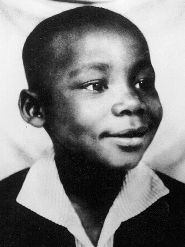 Мартин Лютер Кинг  в детстве