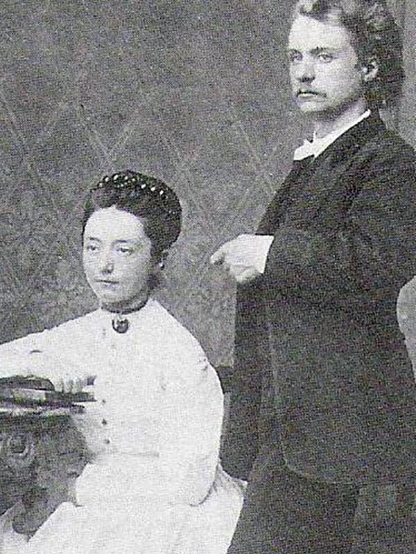 Эдвард Григ с женой