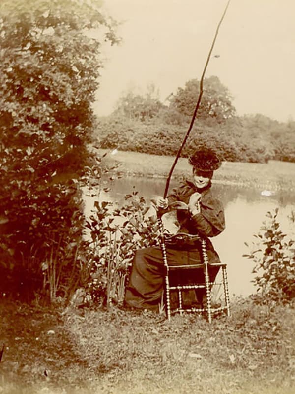 Императрица Мария Федоровна на рыбалке