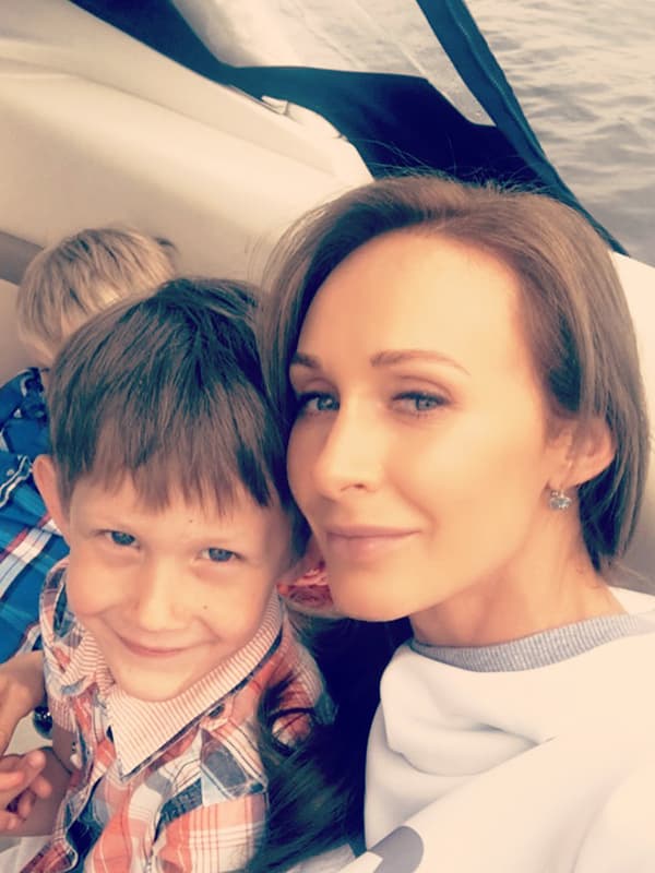 Полина Невзорова с сыном