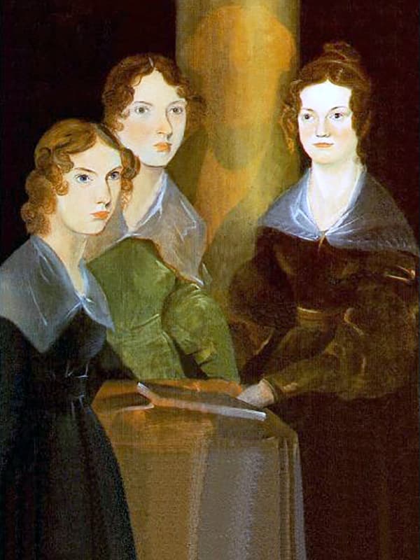 Шарлотта Бронте с сестрами