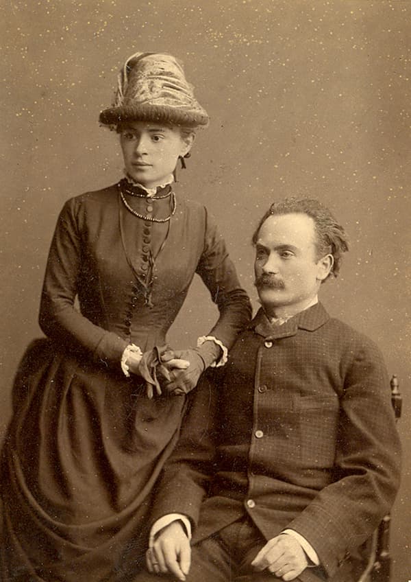 Иван Франко с женой