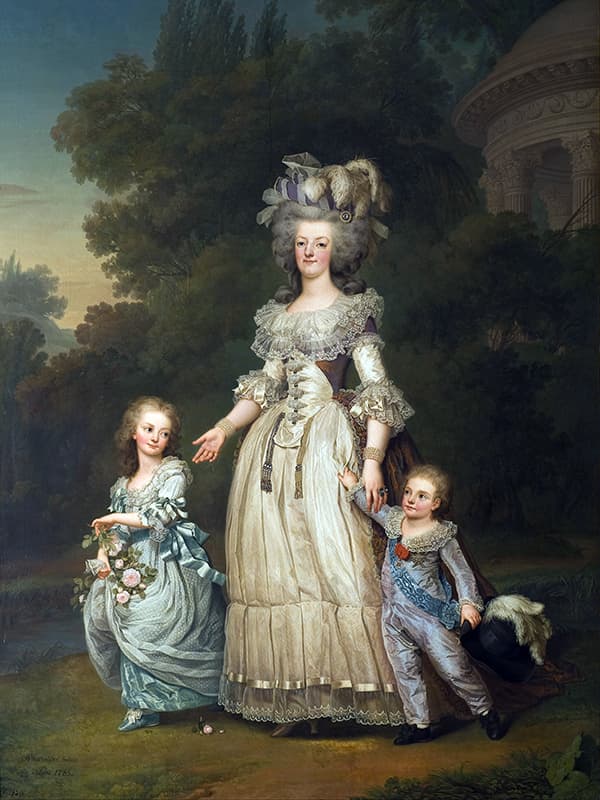 Мария-Антуанетта с детьми