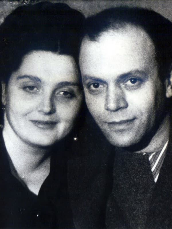 Давид Самойлов с женой