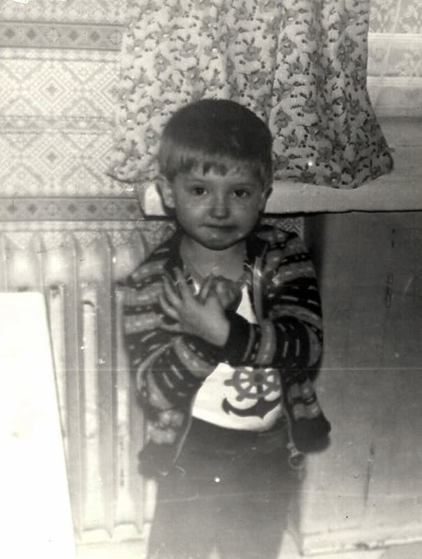 Александр Алымов в детстве