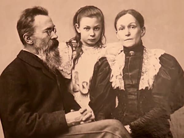 Николай Римский-Корсаков с семьей