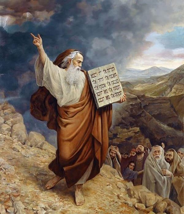 Моисей с заповедями