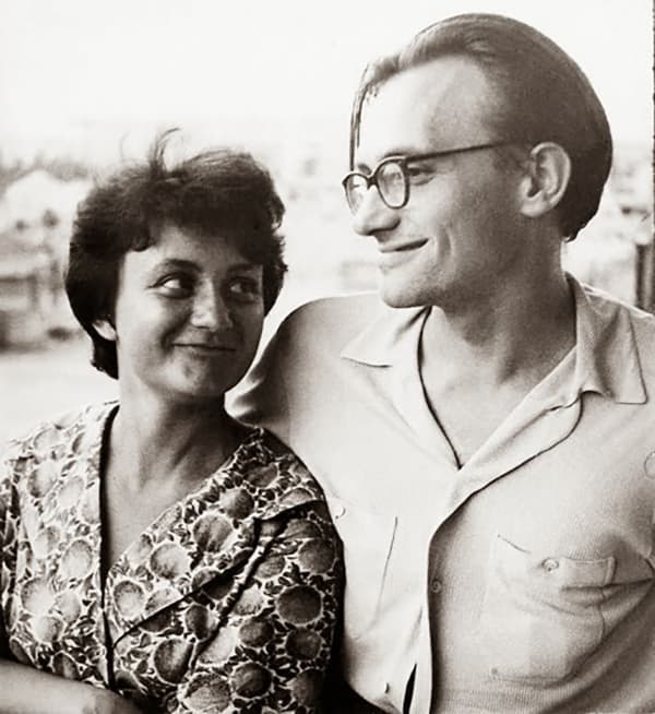 Галина Щербакова с мужем