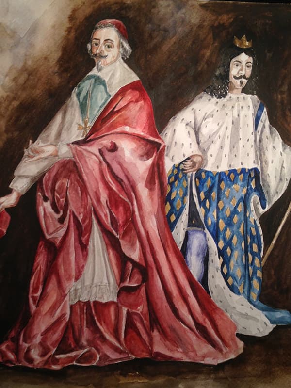 Людовик XIII и кардинал Ришелье
