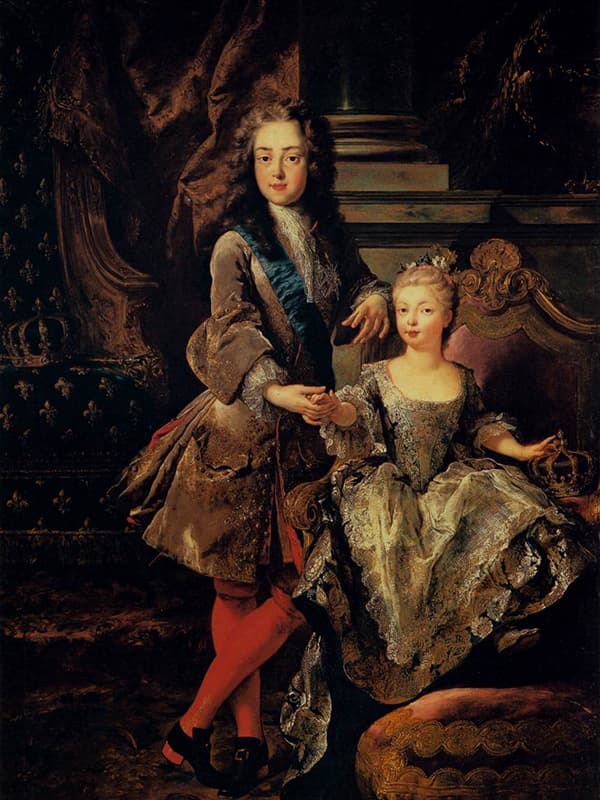 Людовик XV и Марианна Виктория Испанская