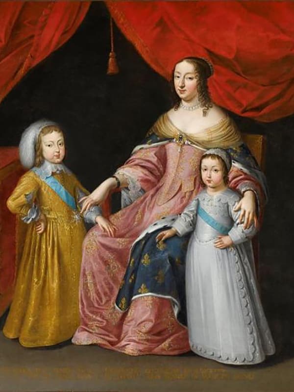 Анна Австрийская с детьми