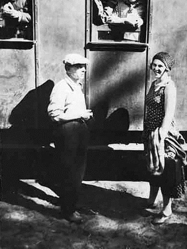 Константин Паустовский и его жена