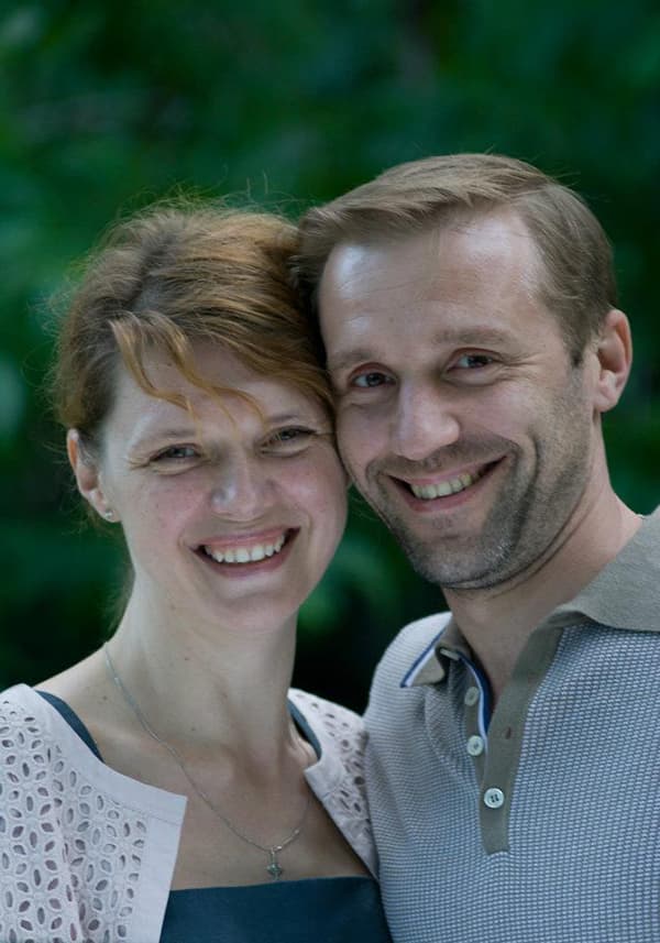 Максим Битюков и его жена