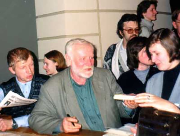 Кир Булычев на встрече с читателями