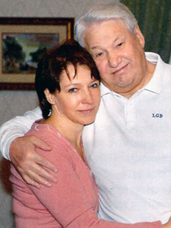 Татьяна Дьяченко и Борис Ельцин