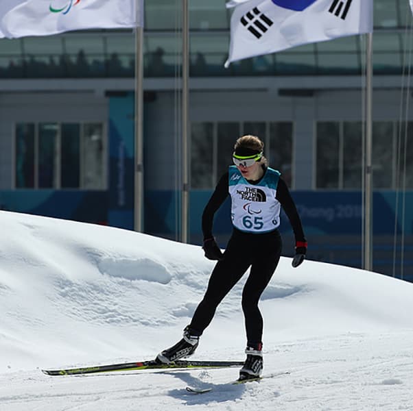 Екатерина Румянцева на лыжах