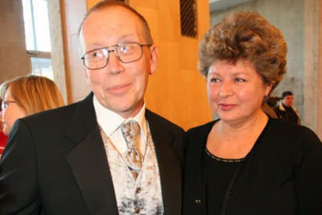 Юрий Вяземский с женой