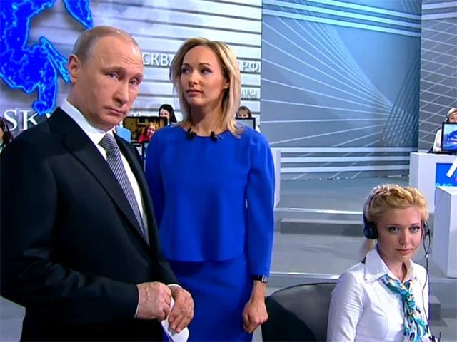 Владимир Путин и Валерия Кораблева