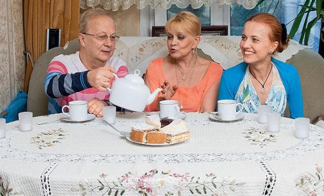 Ирина Шевчук и Александр Афанасьев с дочерью