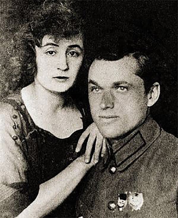 Константин Рокоссовский с женой