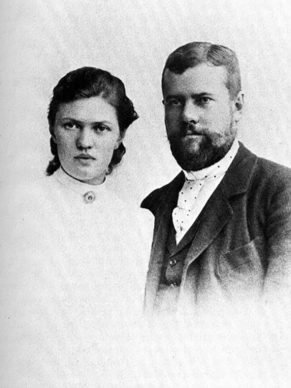 Макс Вебер и его жена