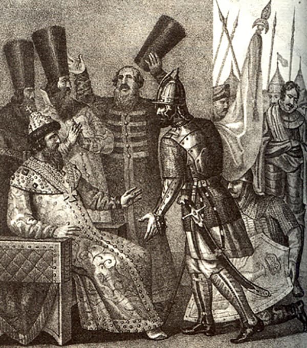 Василий III принимает посла