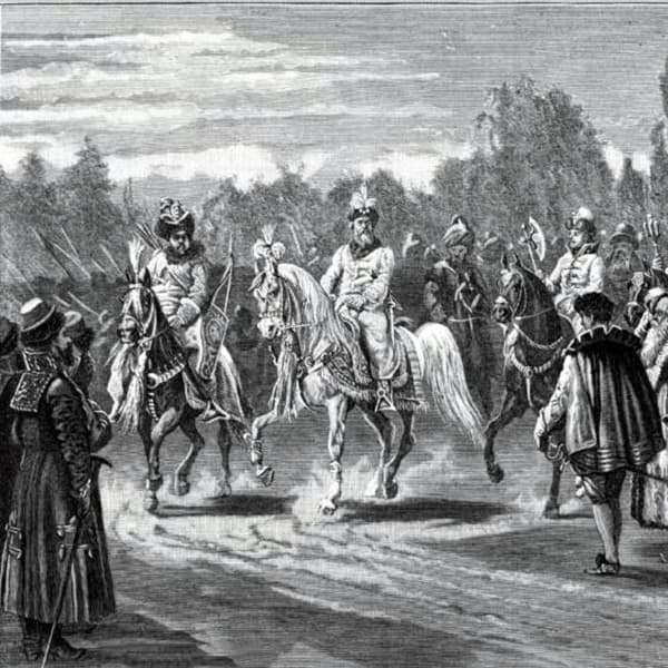 Василий III на коне