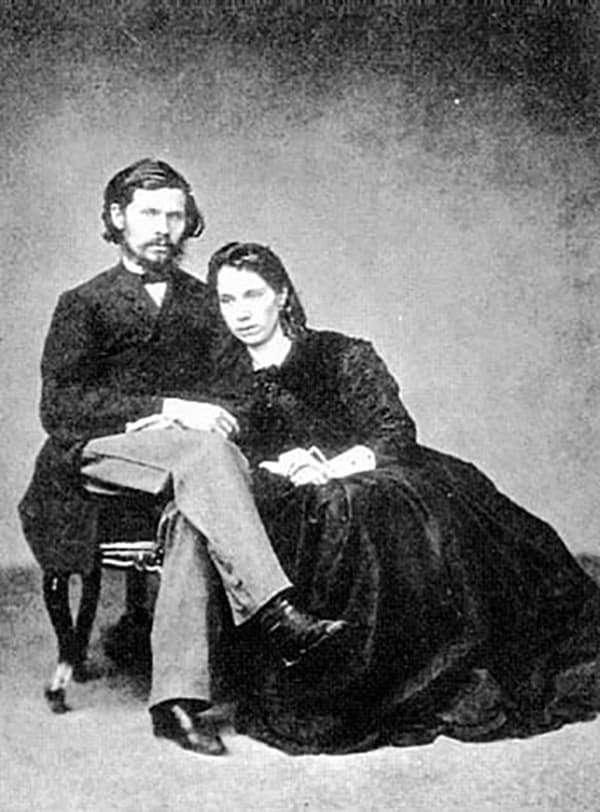 Иван Крамской с женой