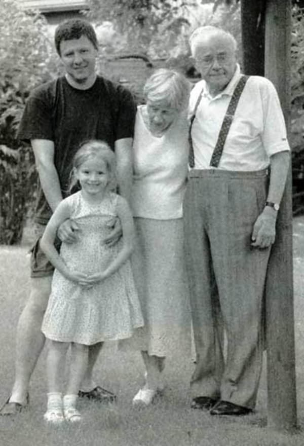 Станислав Лем с семьей