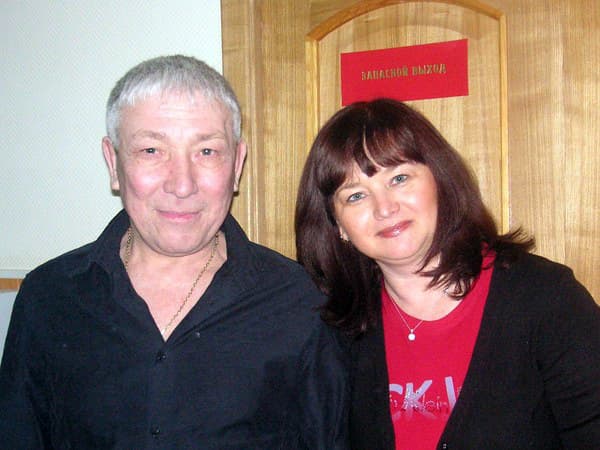 Леонид Телешев с женой