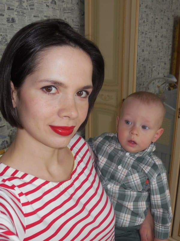 Екатерина Сайбель с сыном
