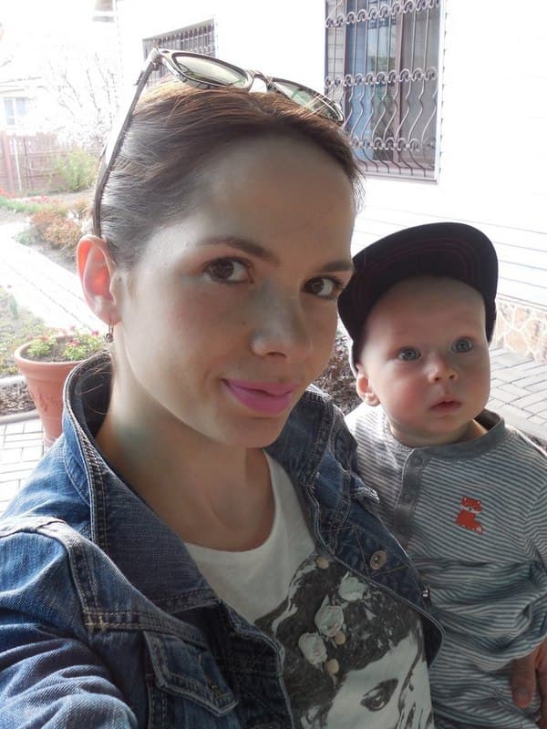 Екатерина Сайбель с сыном