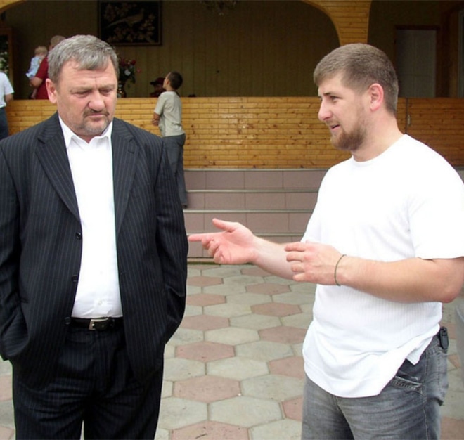 Ахмат Кадыров и Рамзан Кадыров