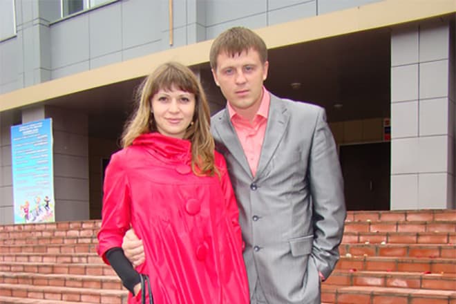 Евгений Коновалов с женой