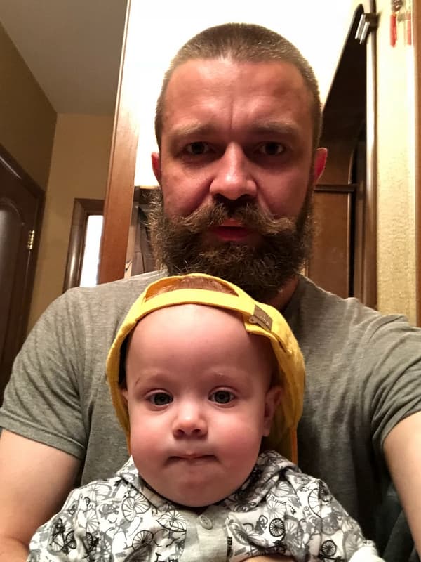 Дмитрий Авдеенко с дочерью