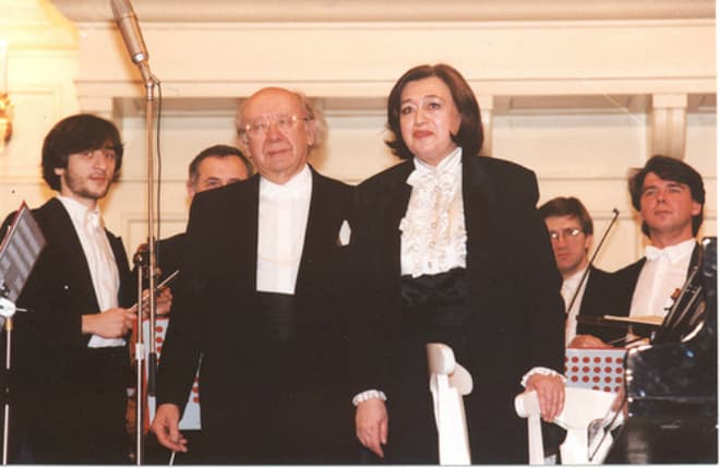 Виктория Постникова с мужем