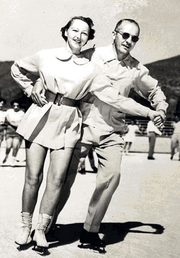 Роберт Хайнлайн и его жена Вирджиния