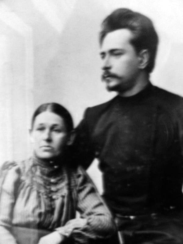 Леонид Андреев и его мама