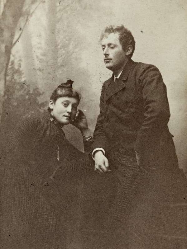 Эдвард Мунк и его сестра Ингер