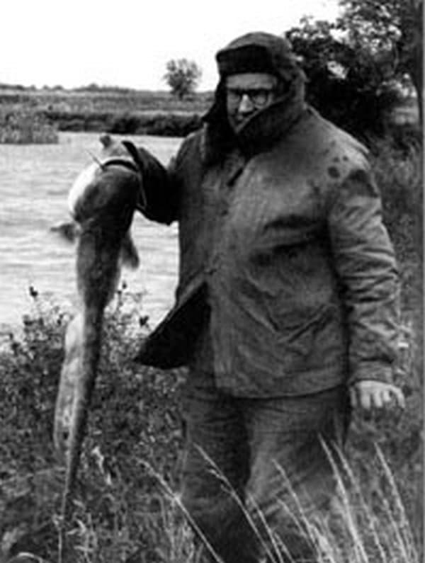 Александр Волков на рыбалке