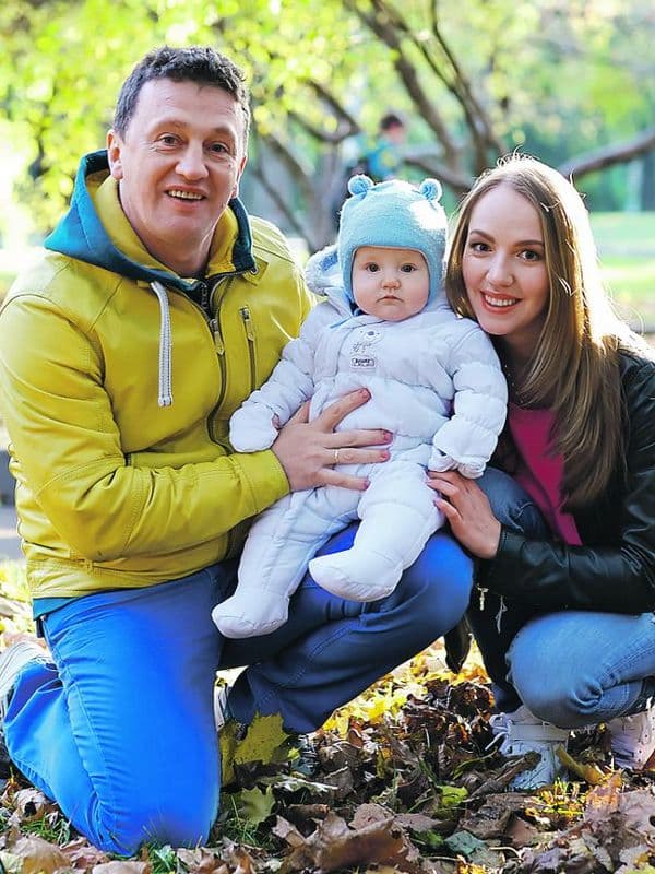 Сергей Корягин с семьей