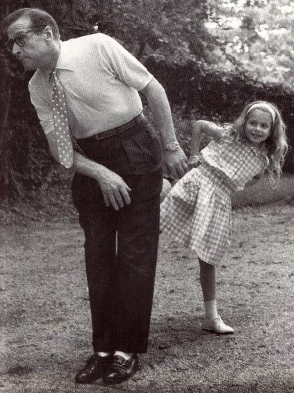 Жорж Сименон и его дочь Мари-Жо
