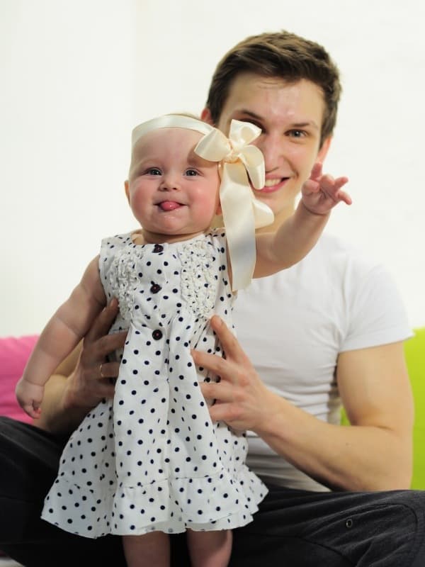 Дмитрий Белоцерковский с дочерью