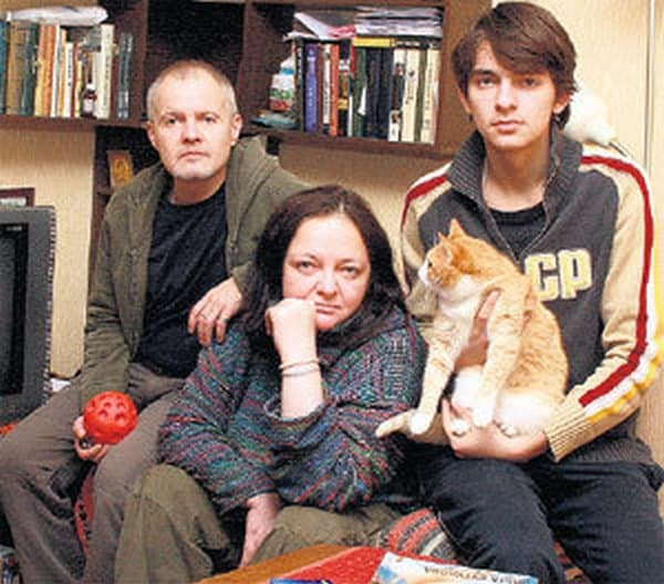 Елена Бероева с семьей
