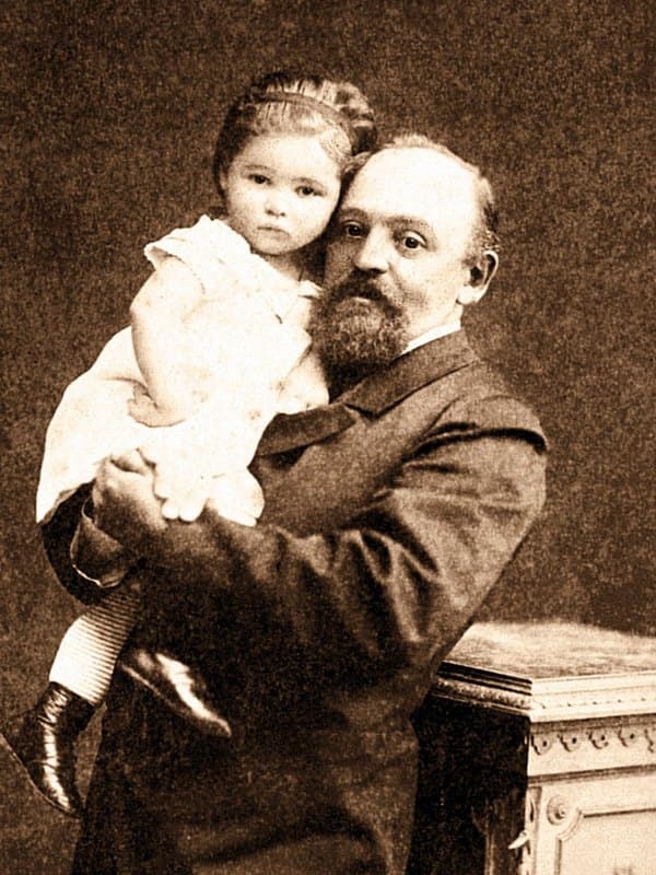 Савва Мамонтов и его дочь Вера
