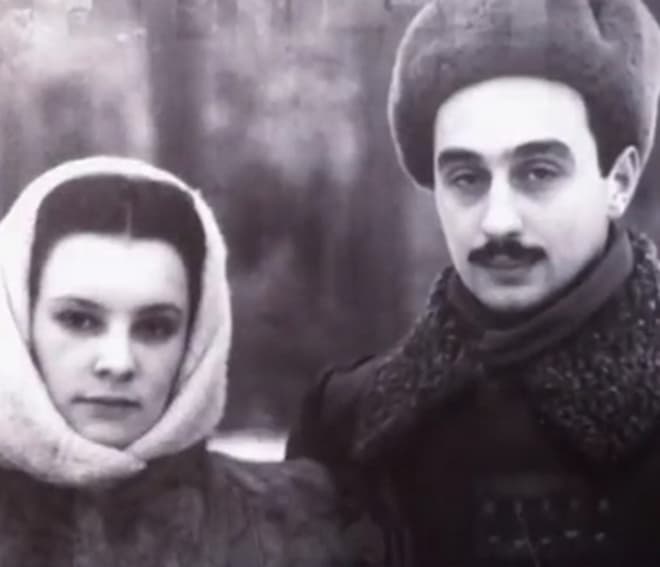 Серго Берия и его жена Марфа Пешкова