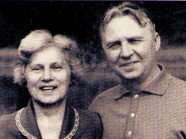 Егор Лигачев и его жена Зинаида